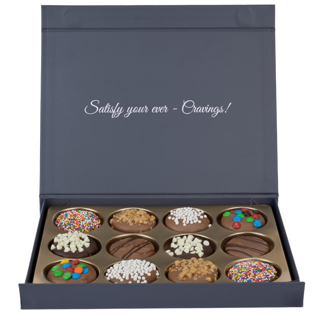 Chocolate Covered Oreos Charcoal Gift Box