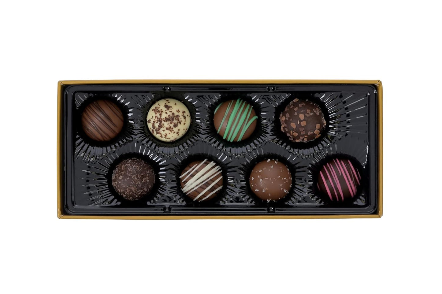 Chocolate Truffles Gold Gift Box