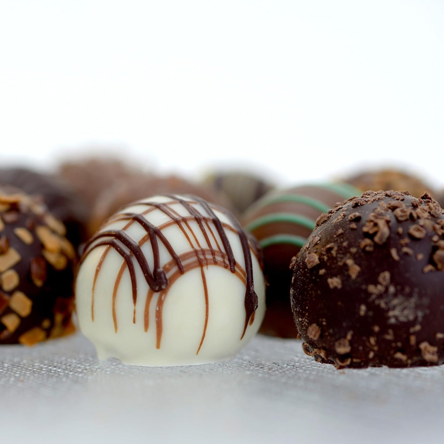 Chocolate Truffles Navy Gift Box