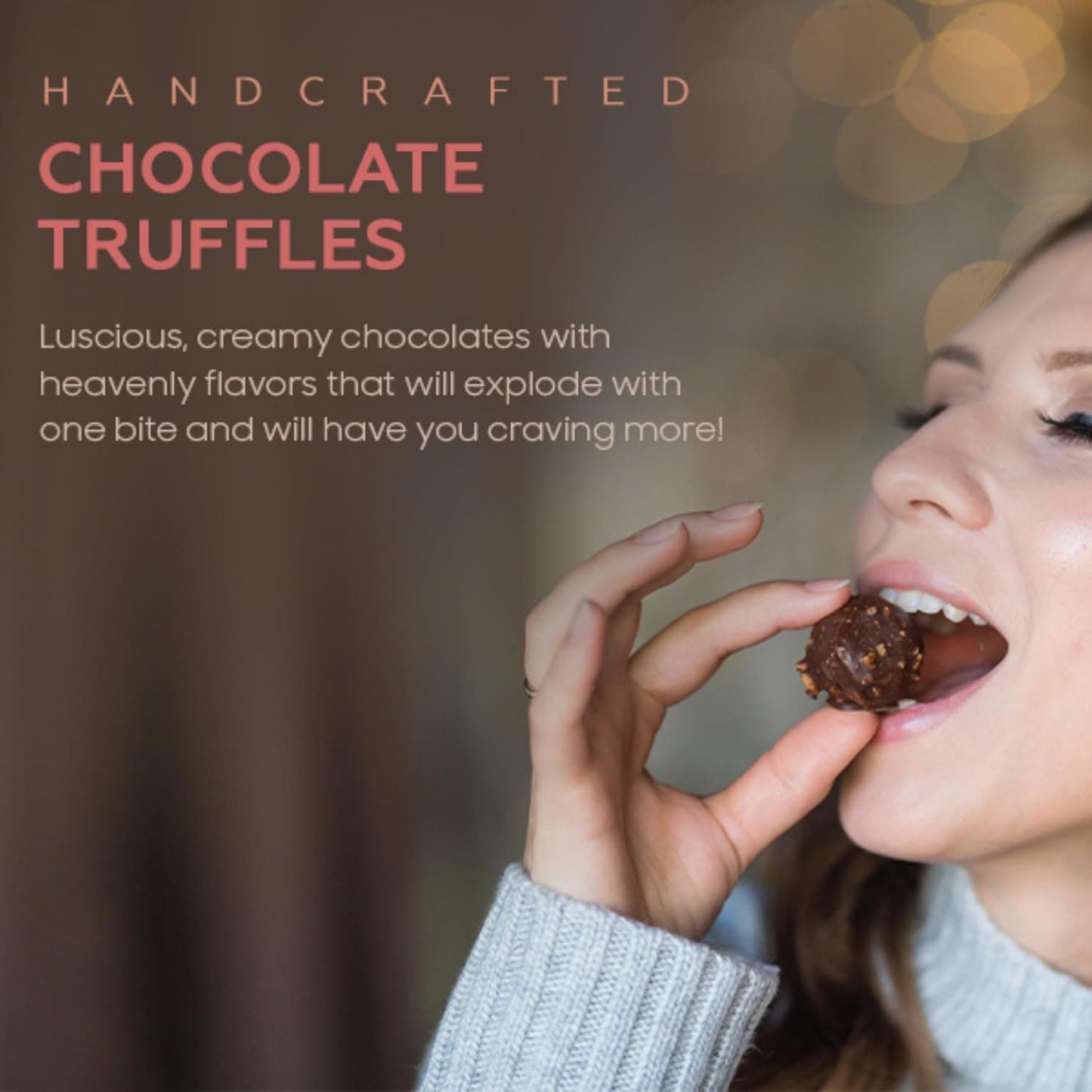 Chocolate Truffles Red Gift Box - Cravings by Zoe - Gourmet Chocolate