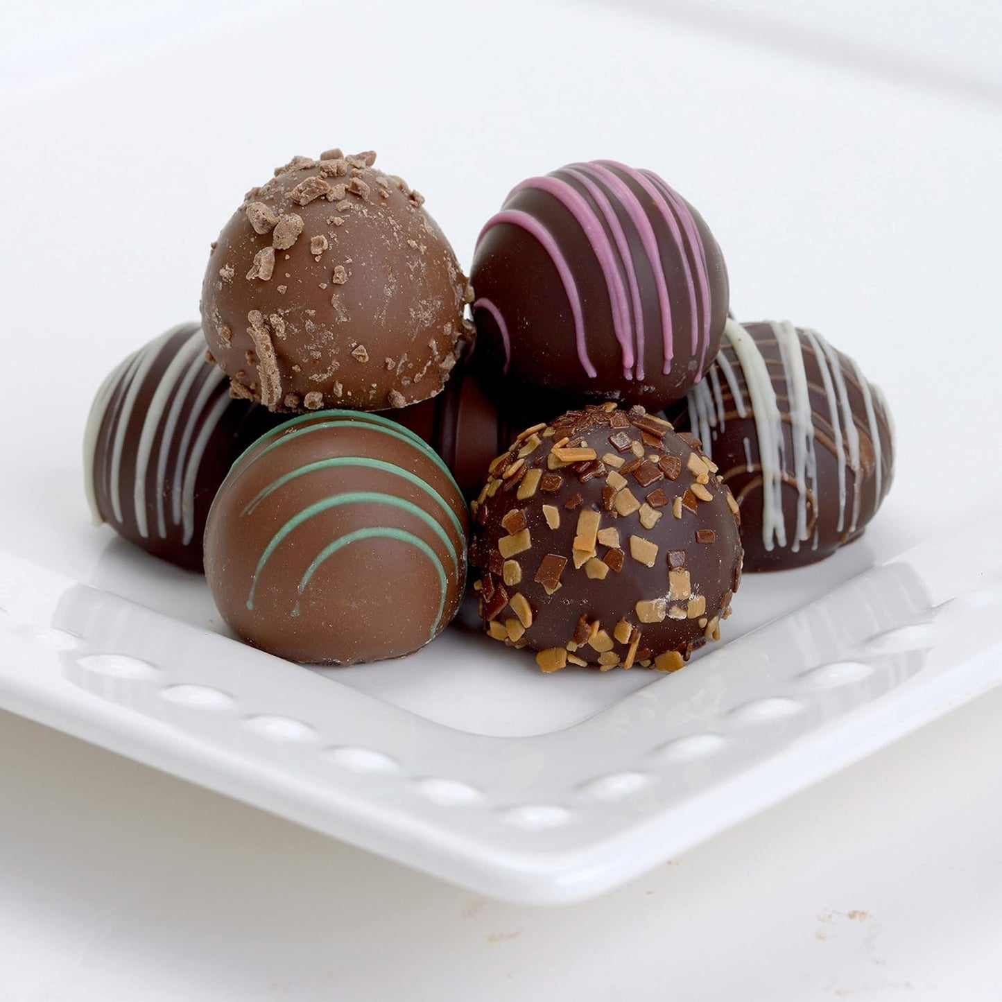Chocolate Truffles Gold Gift Box