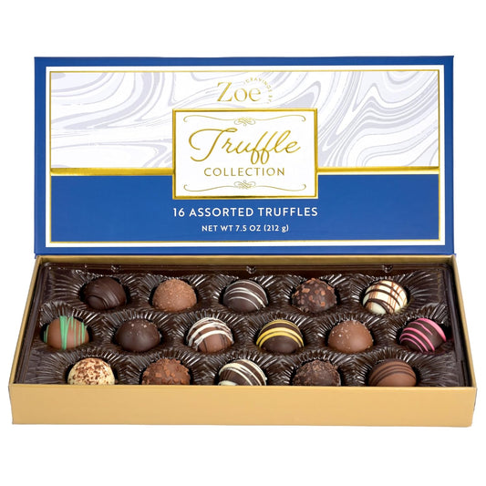 Chocolate Truffles Navy Gift Box