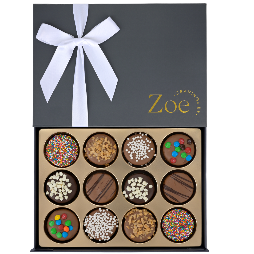 Chocolate Covered Oreos Charcoal Gift Box