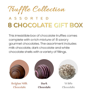 Irresistible Gourmet Truffles Gift Box by Cravings by Zoe