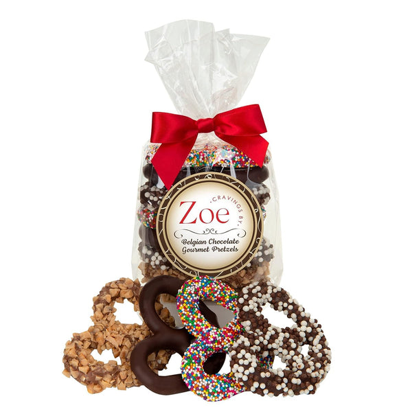Zoe Peterson うさまる5個セット Gourmet Chocolate Covered Pretzels | Cravings by Zoe