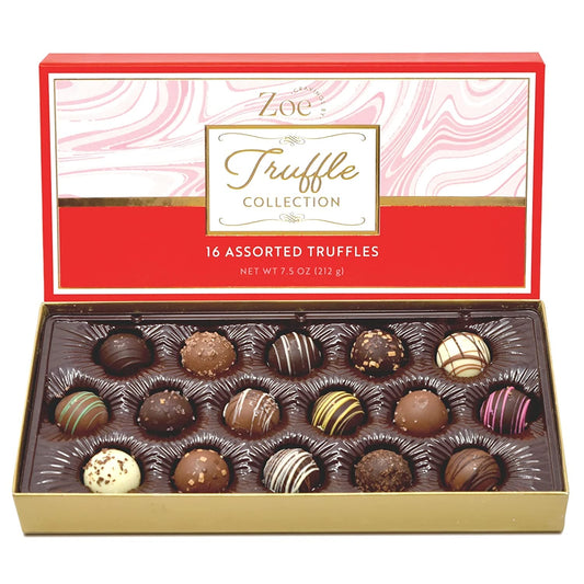 Chocolate Truffles Red Gift Box - Cravings by Zoe - Gourmet Chocolate